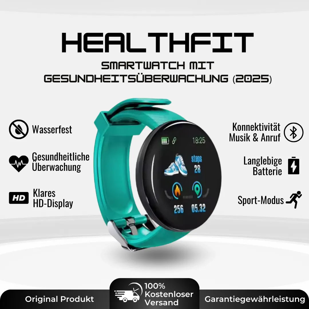 HealthFit – Montre connectée fitness et bien-être (2025)