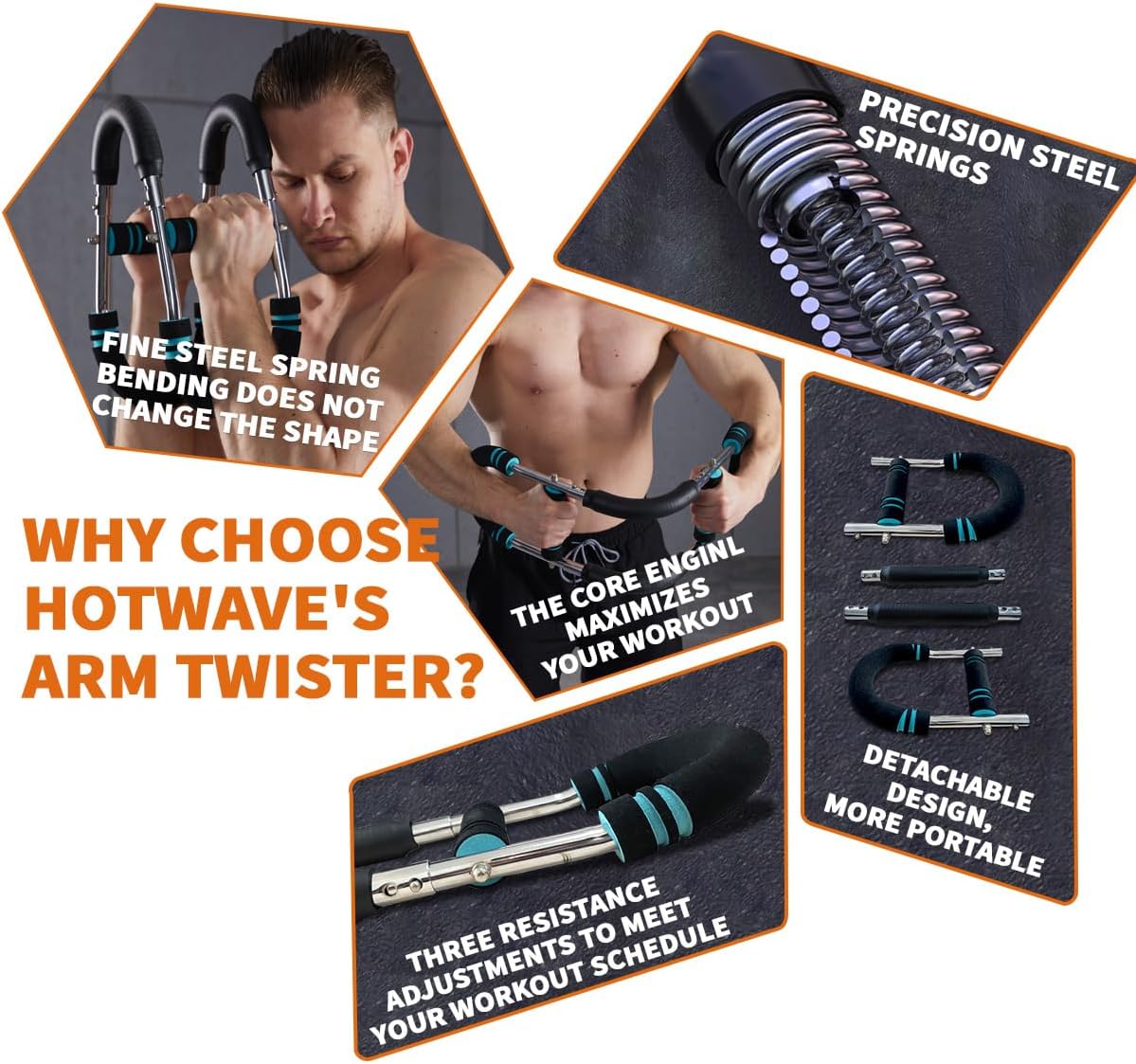 TwisterFlex – Équipement de fitness avec résistance pour l'entraînement du haut du corps