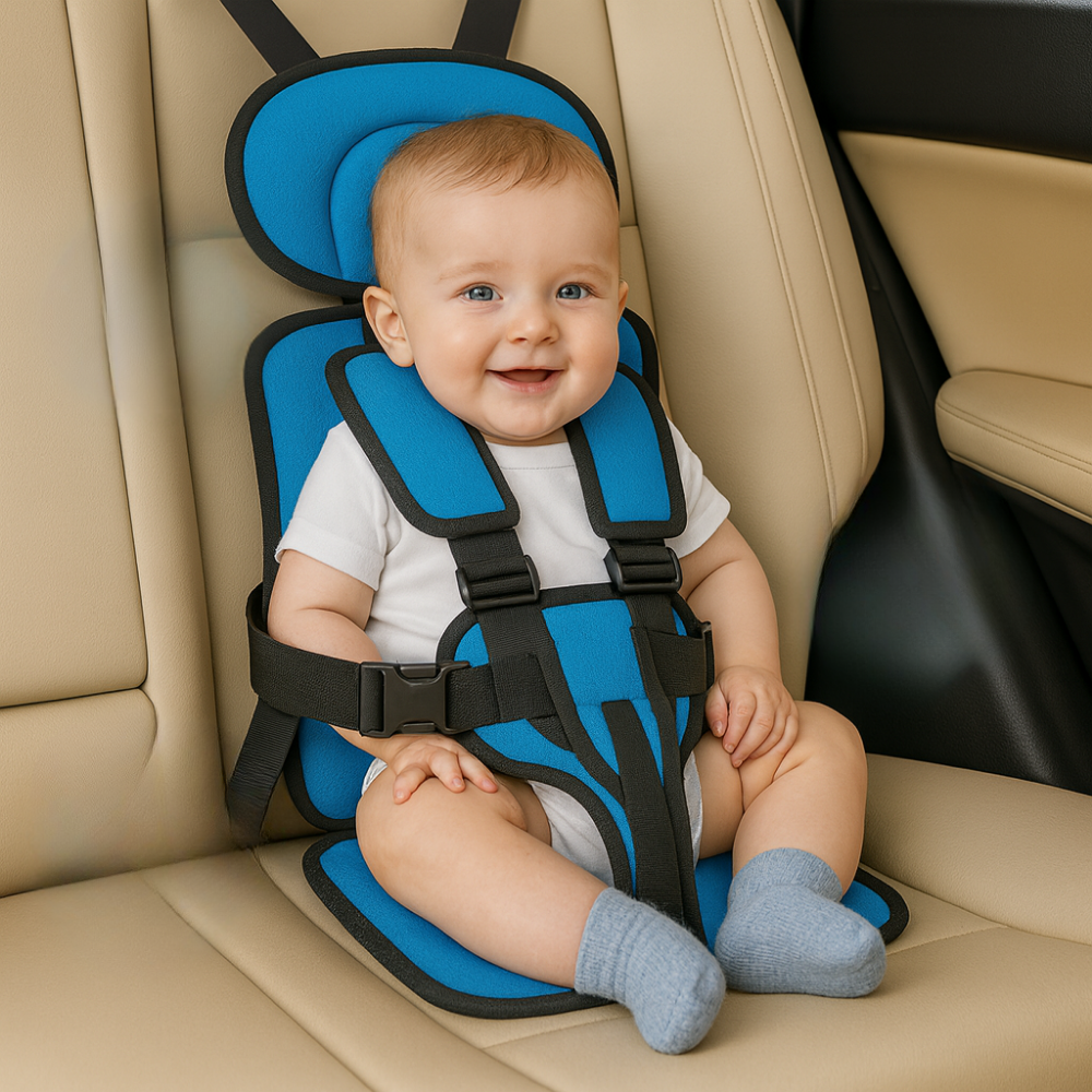 Siège rehausseur rembourré portable pour voiture