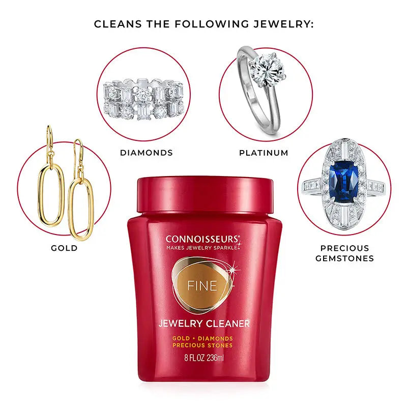 Ensemble premium pour le nettoyage des bijoux – Avec récipient à immersion et brosse