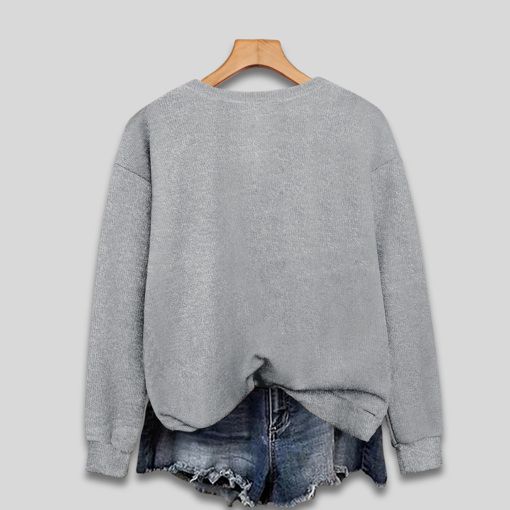 Pull de Noël pour femme avec impression de chat