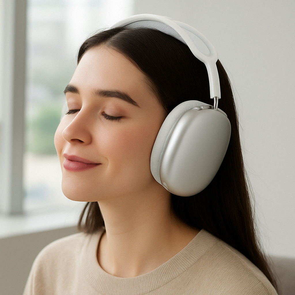 Casque Bluetooth circum-auriculaire sans fil avec réduction de bruit