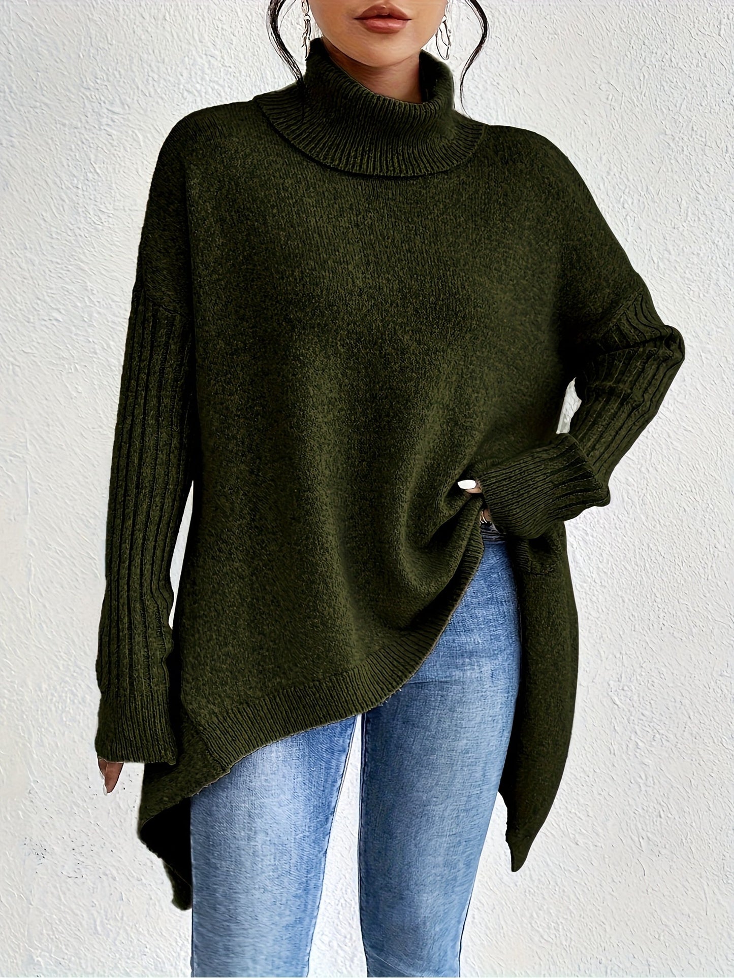 Odette - maglione dolcevita over