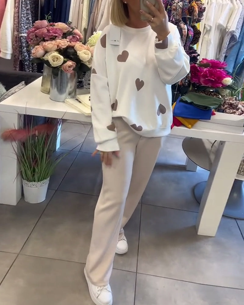 Kate - maglione cuori chic