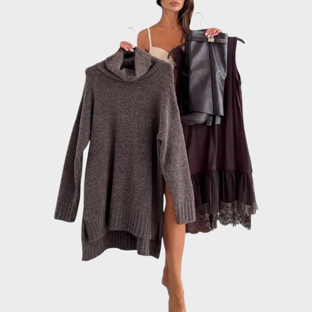 Rachele   -  completo maglione e vestito