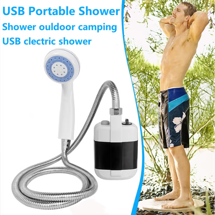 🛀 Vente chaude 50% de réduction💦 Douche portable pour camping avec pompe à eau
