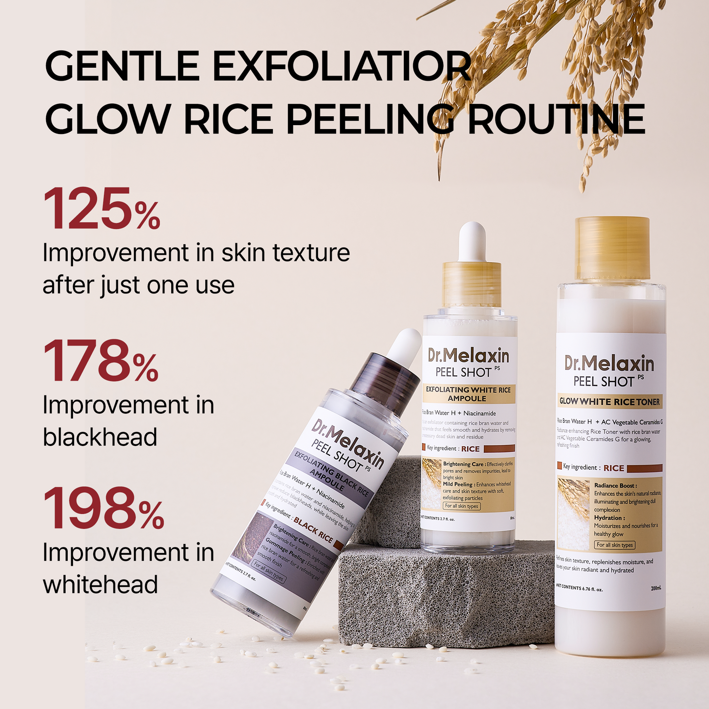 Peel Shot Glow – Linea al riso