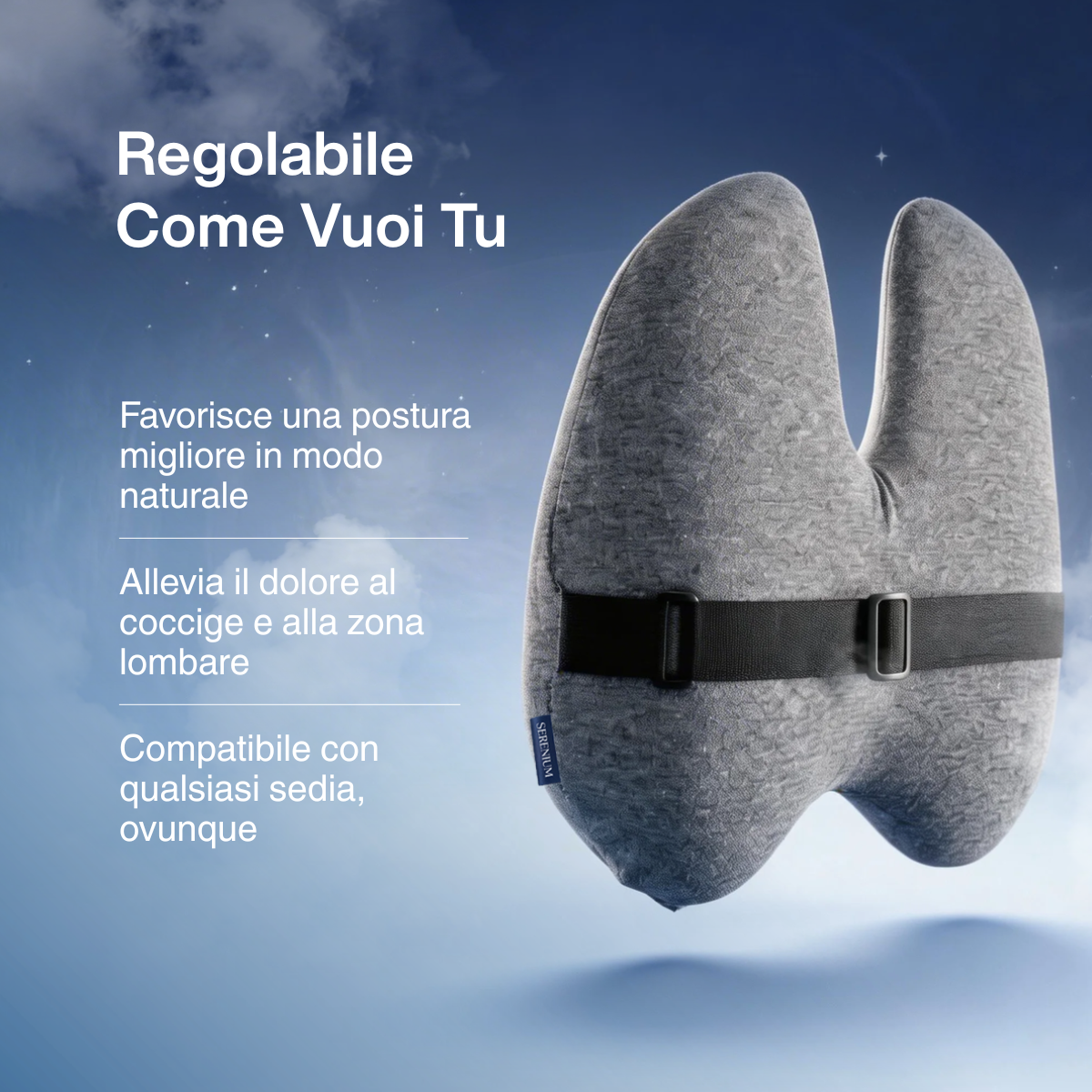 OrthoLombaire - Coussin Lombaire Ergonomique
