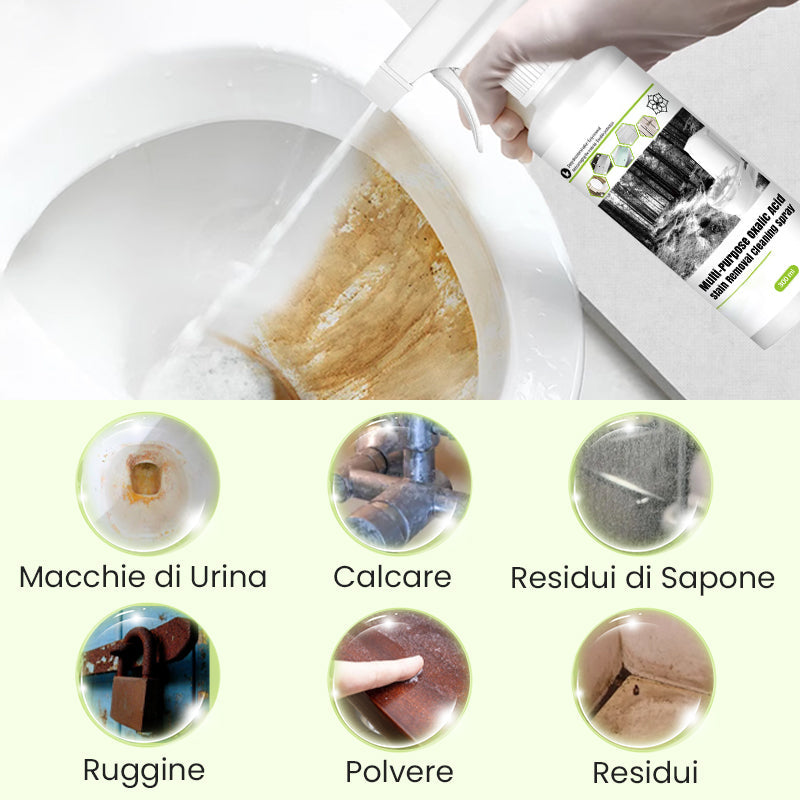 🔥 Vendita calda 49% OFF🔥Spray per Rimozione delle Macchie con Acido Ossalico Multiuso