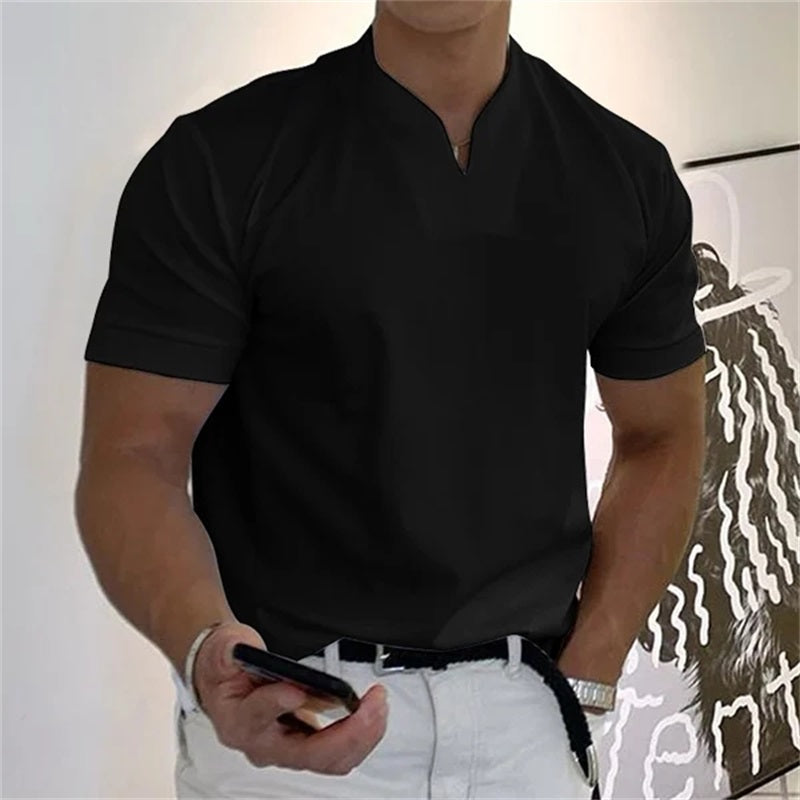 T-shirt business homme à manches courtes pour le fitness