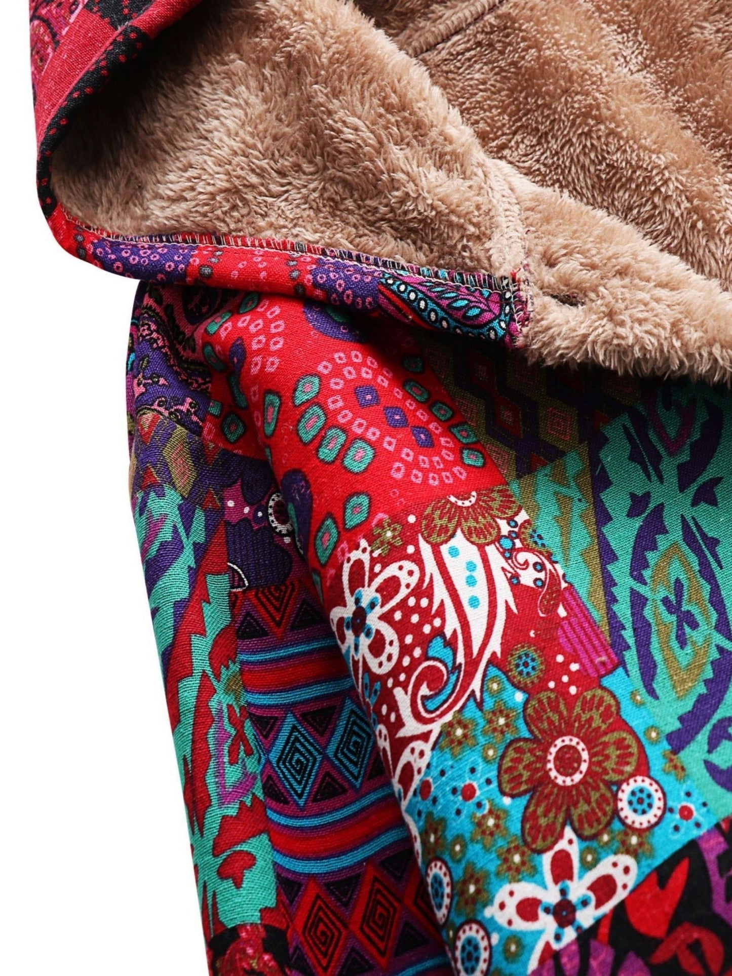 Lydia - cappotto patchwork boho