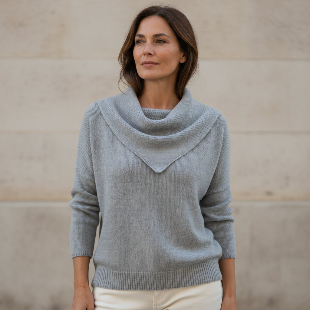 Liora | Pull Chaud avec Col Roulé Doux