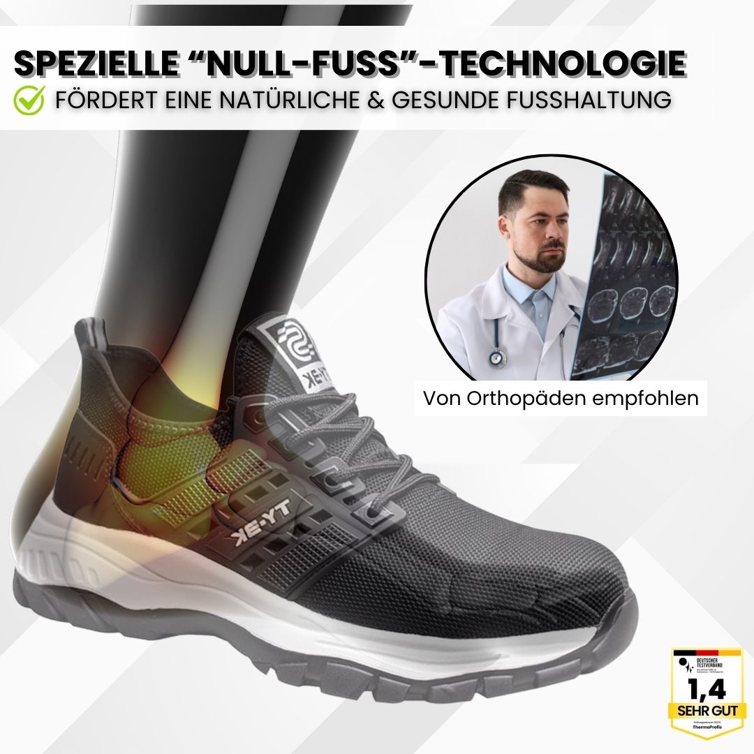 OrthoSafe – Chaussures de sécurité ergonomiques certifiées EN ISO 20345