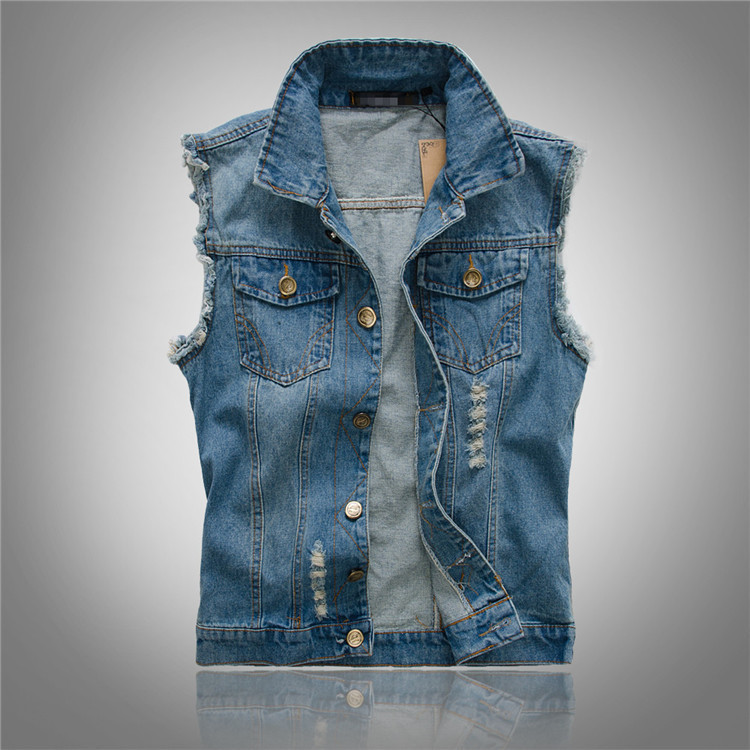 Gilet en denim pour homme