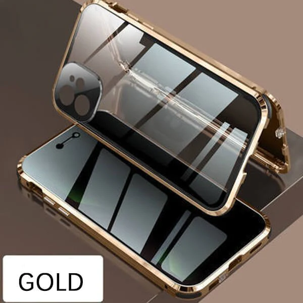Coque magnétique anti-regard pour iPhone