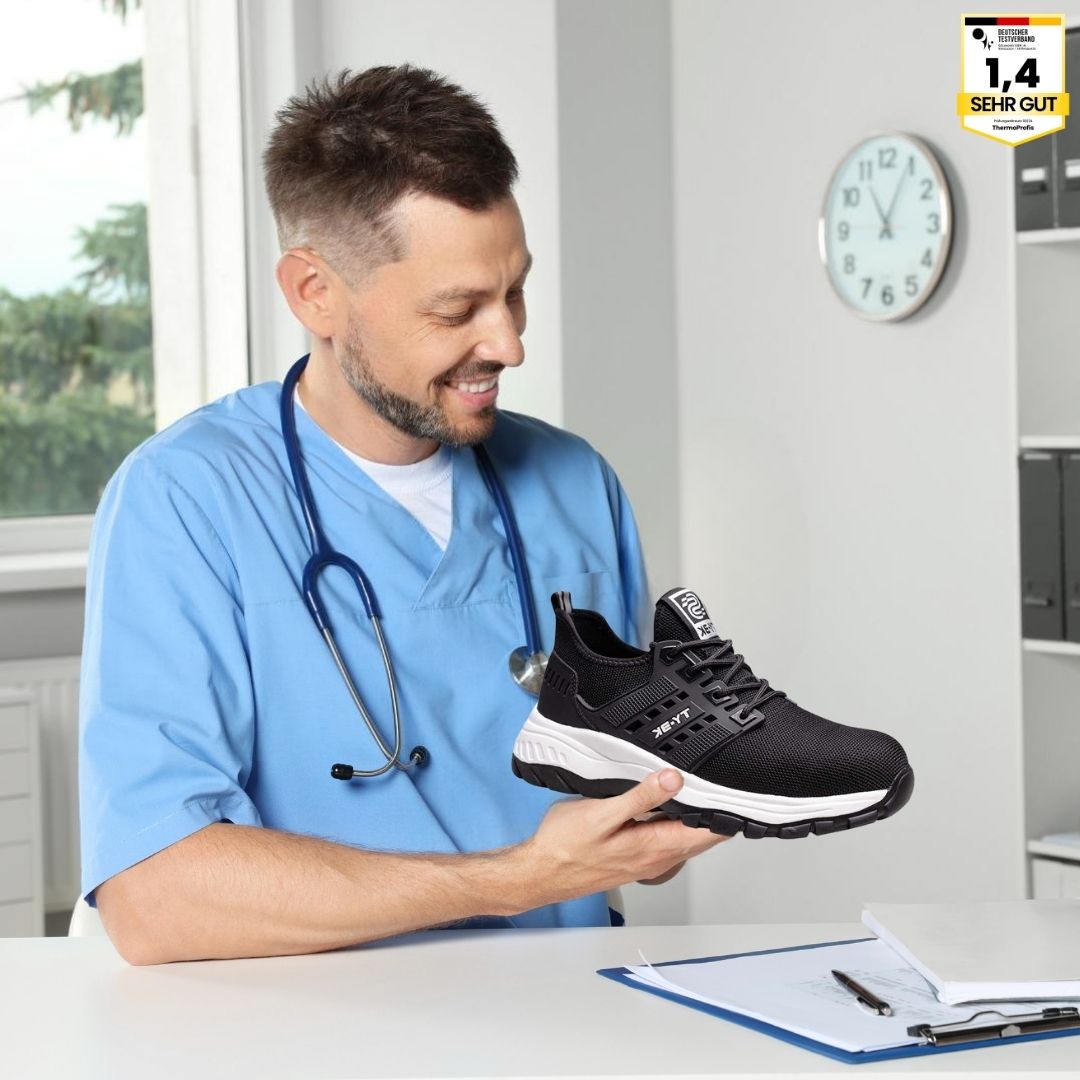 OrthoSafe – Chaussures de sécurité ergonomiques certifiées EN ISO 20345