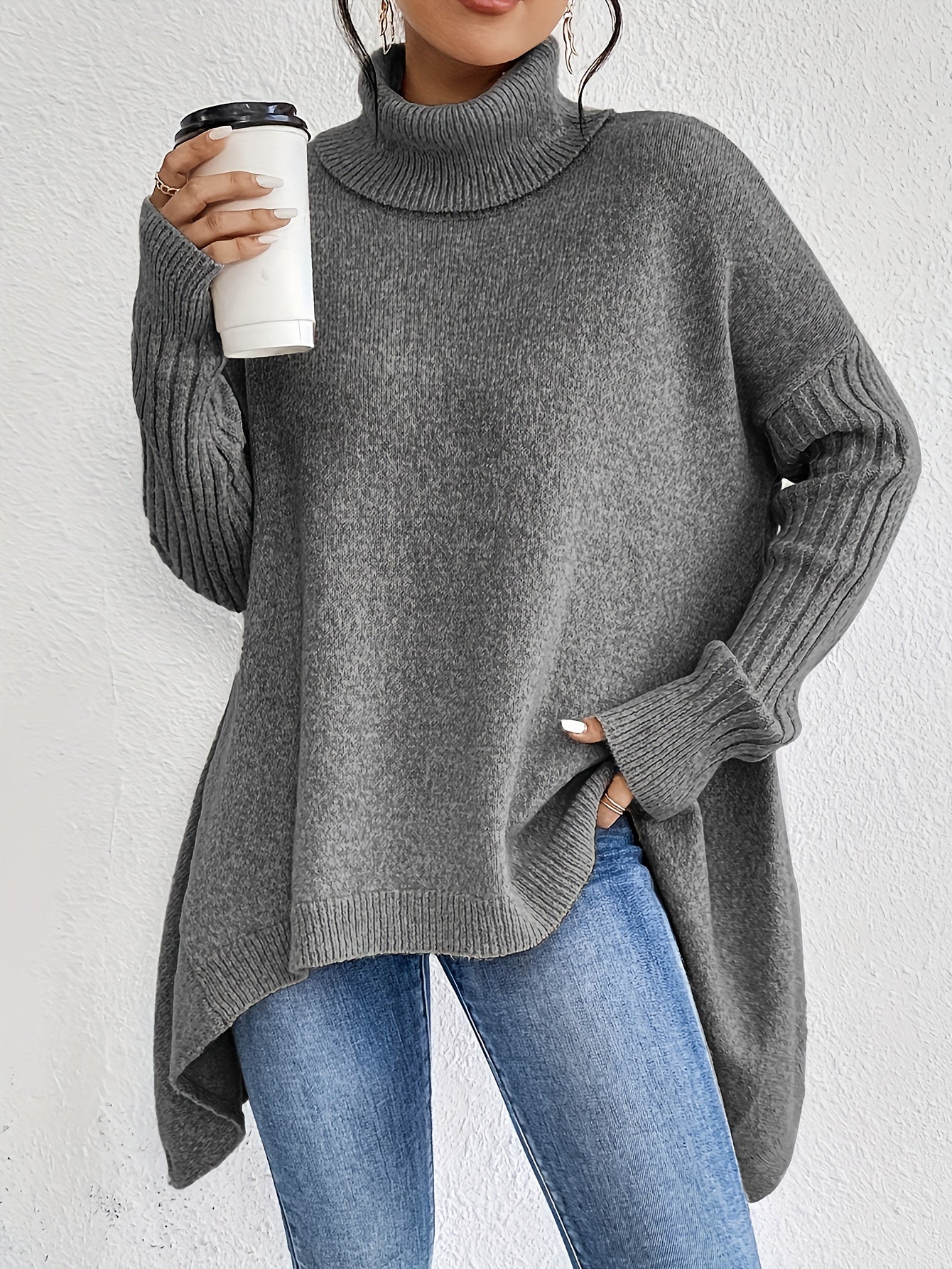 Odette - maglione dolcevita over