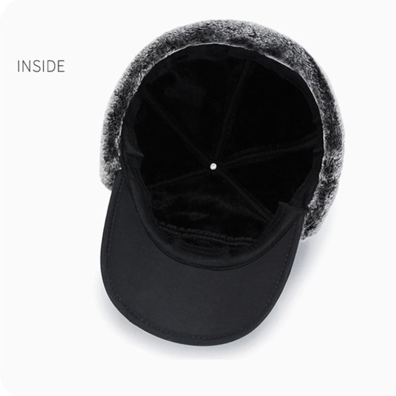 nordivo – Bonnet d'hiver coupe-vent avec protège-oreilles