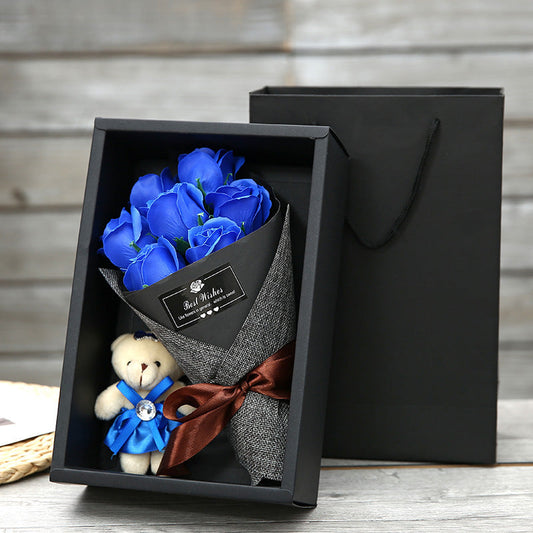 Bouquet di rose eterno con profumo