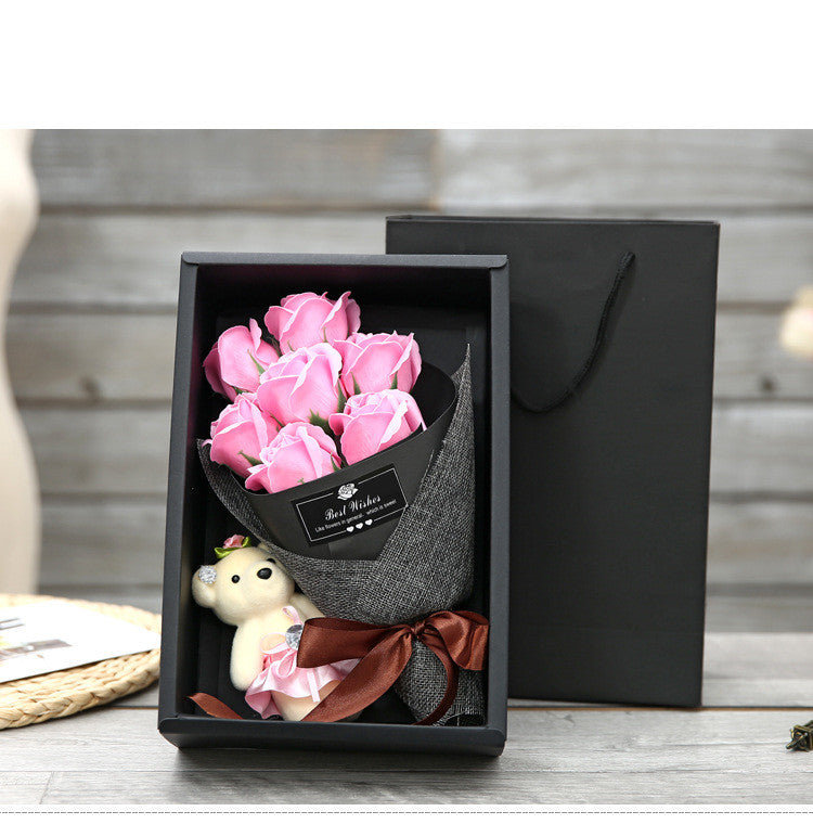 Bouquet di rose eterno con profumo