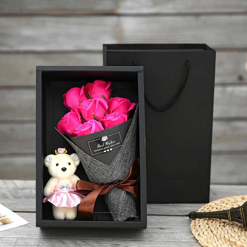 Bouquet di rose eterno con profumo