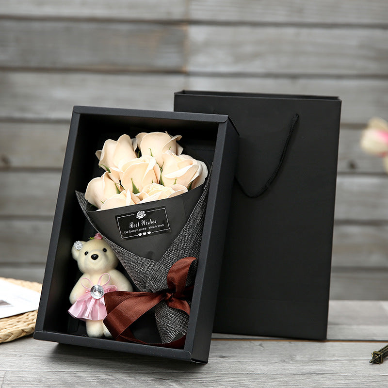 Bouquet di rose eterno con profumo