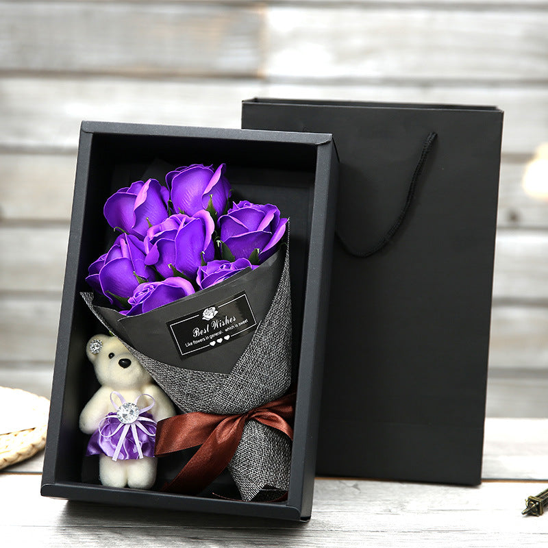 Bouquet di rose eterno con profumo