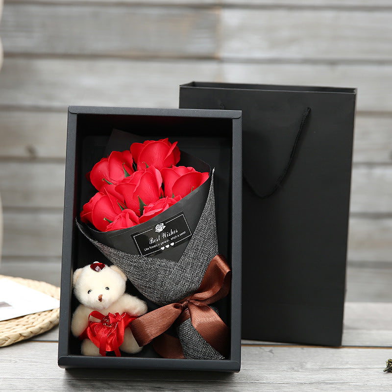 Bouquet di rose eterno con profumo