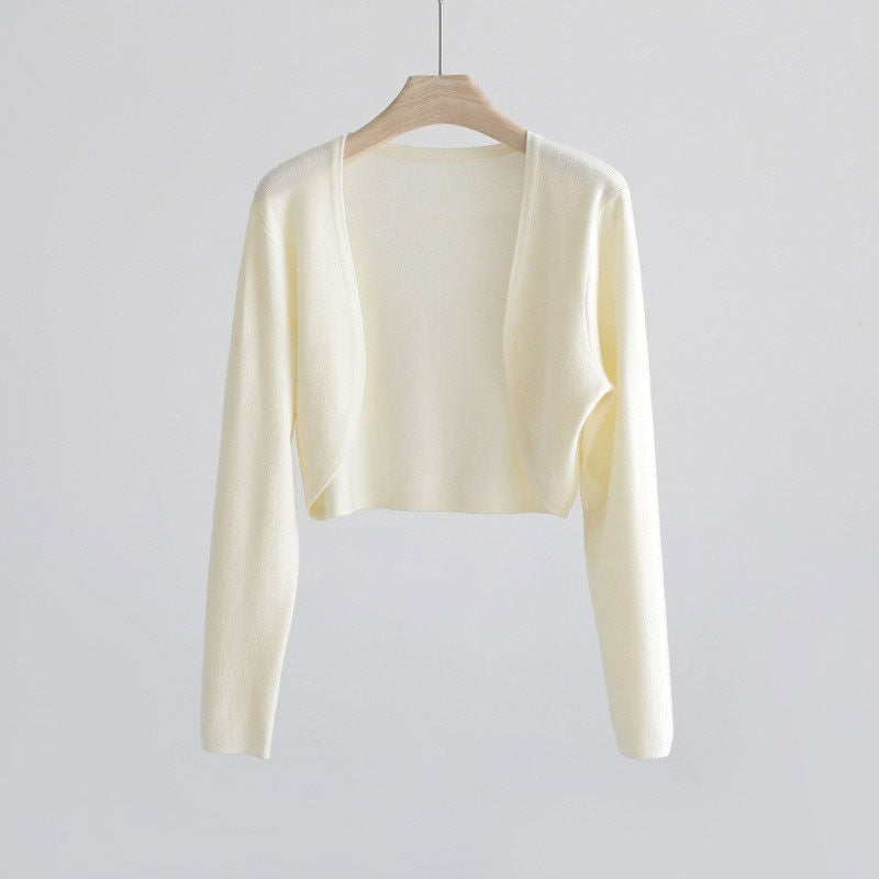 Cardigan en soie glacée Chemise pour la climatisation