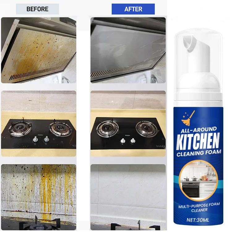 Détergent moussant pour cuisine