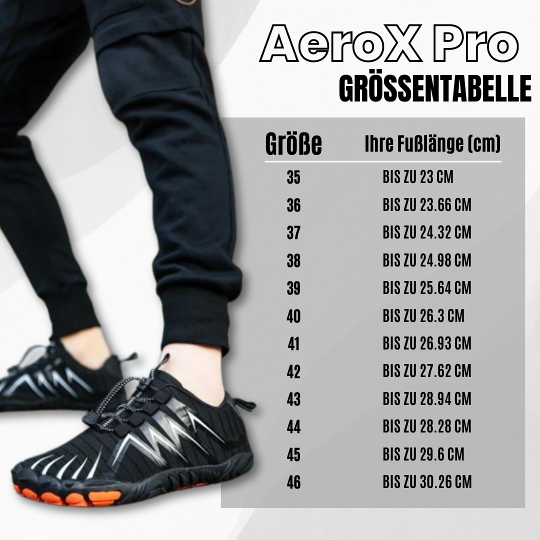 AeroX Pro – Scarpe barefoot ergonomiche