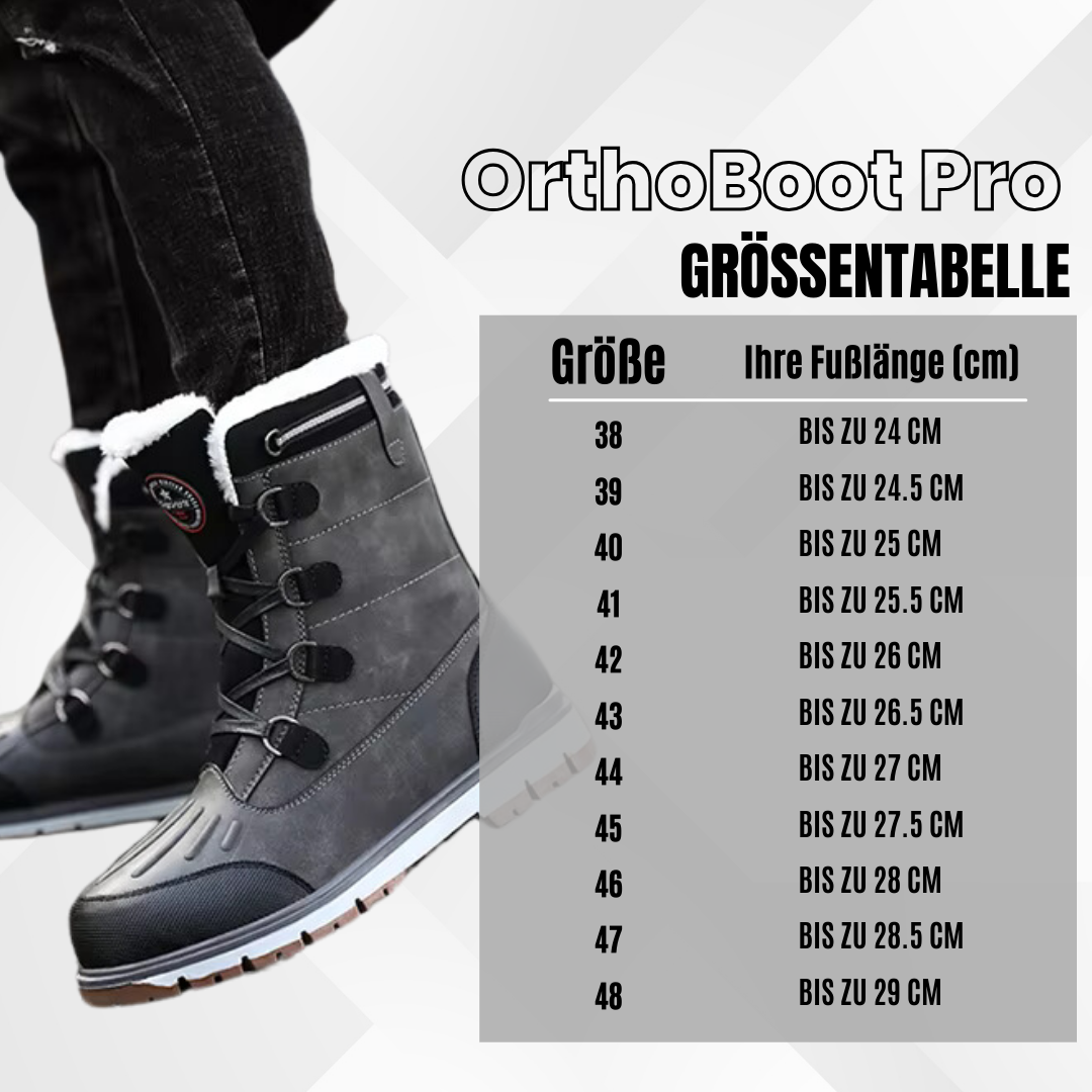 OrthoBoot Pro – Bottes isolantes imperméables pour automne et hiver
