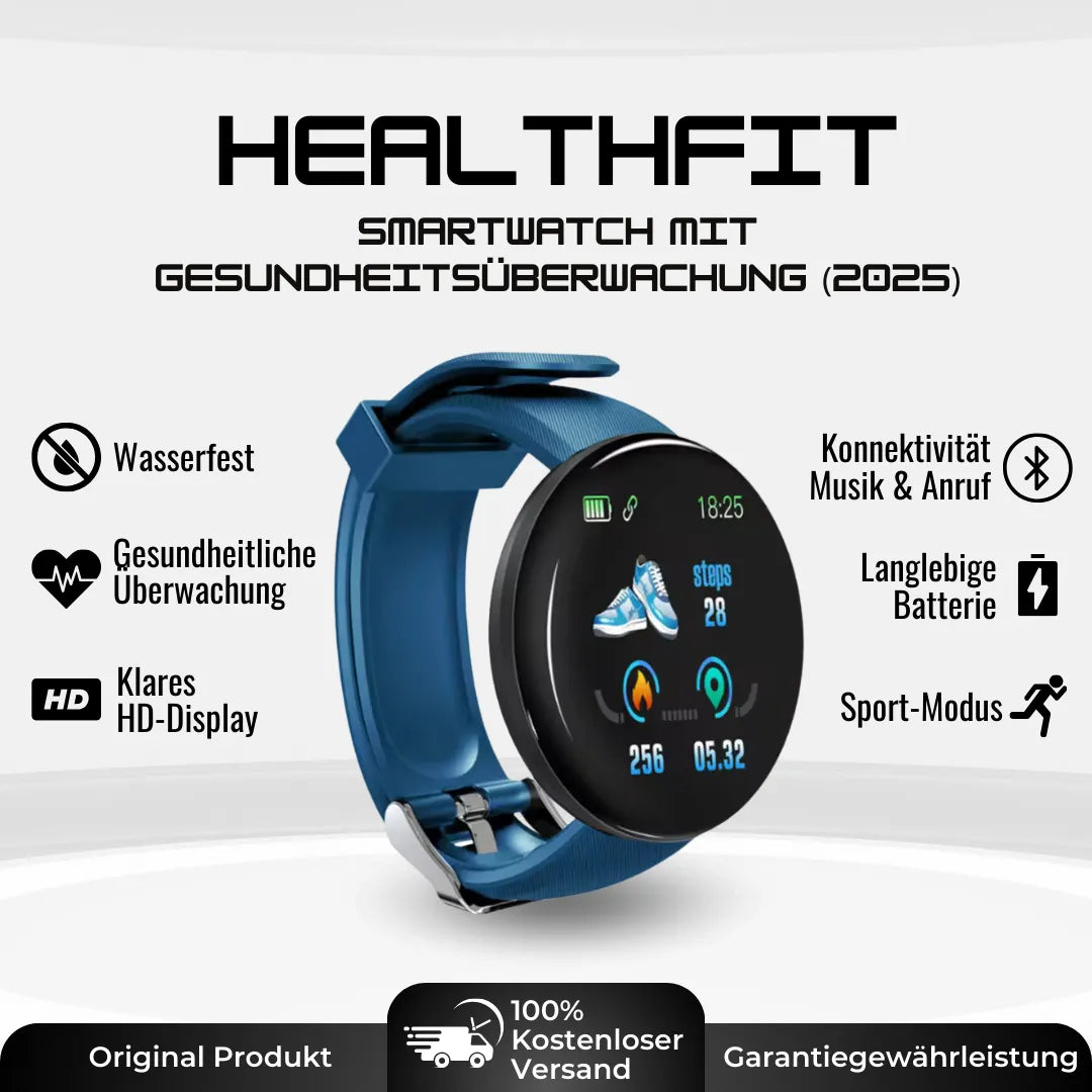 HealthFit – Montre connectée fitness et bien-être (2025)