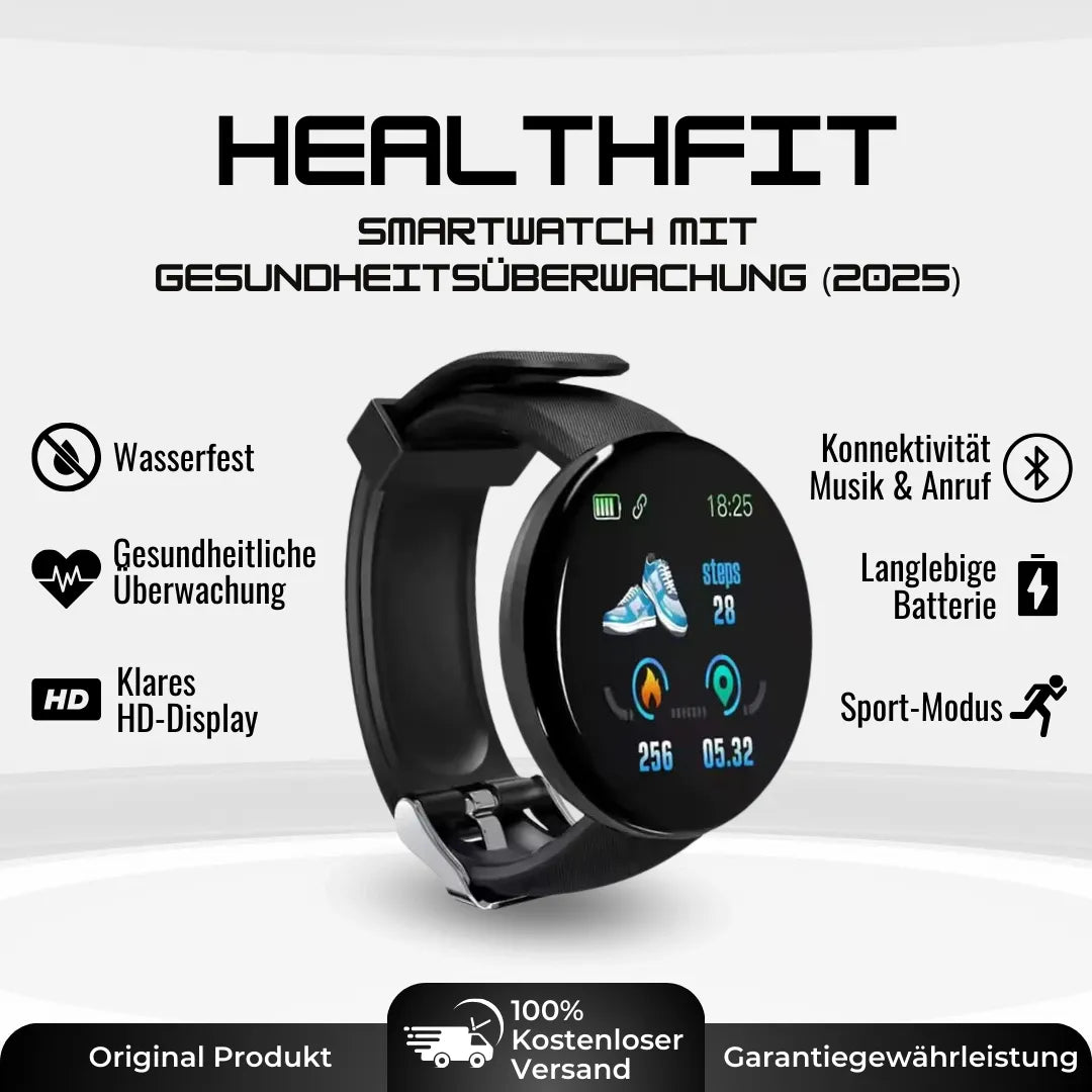 HealthFit – Montre connectée fitness et bien-être (2025)