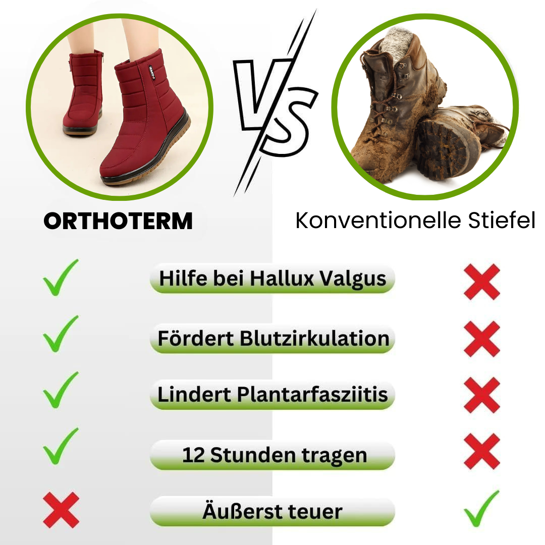 OrthoTerm – Bottes isolantes imperméables pour automne et hiver