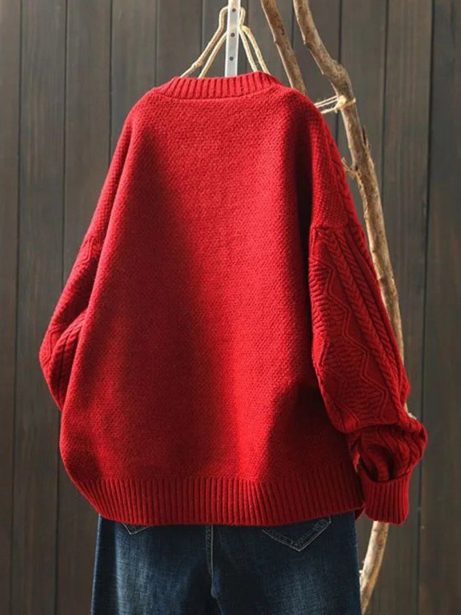 Marina | Cardigan en Maille Tressée Douce