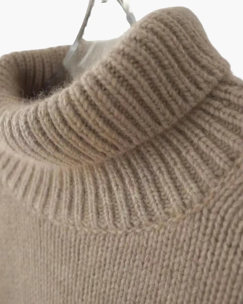 Isabella | Pull Doux à Col Montant