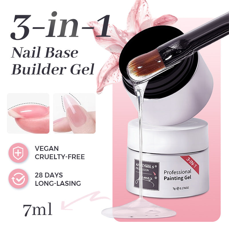 Gel Base Constructeur 3-en-1 Multiusage à Haute Transparence