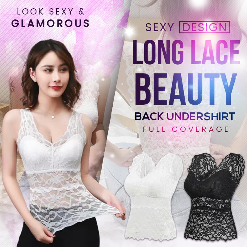 Sous-veste longue de beauté en dentelle