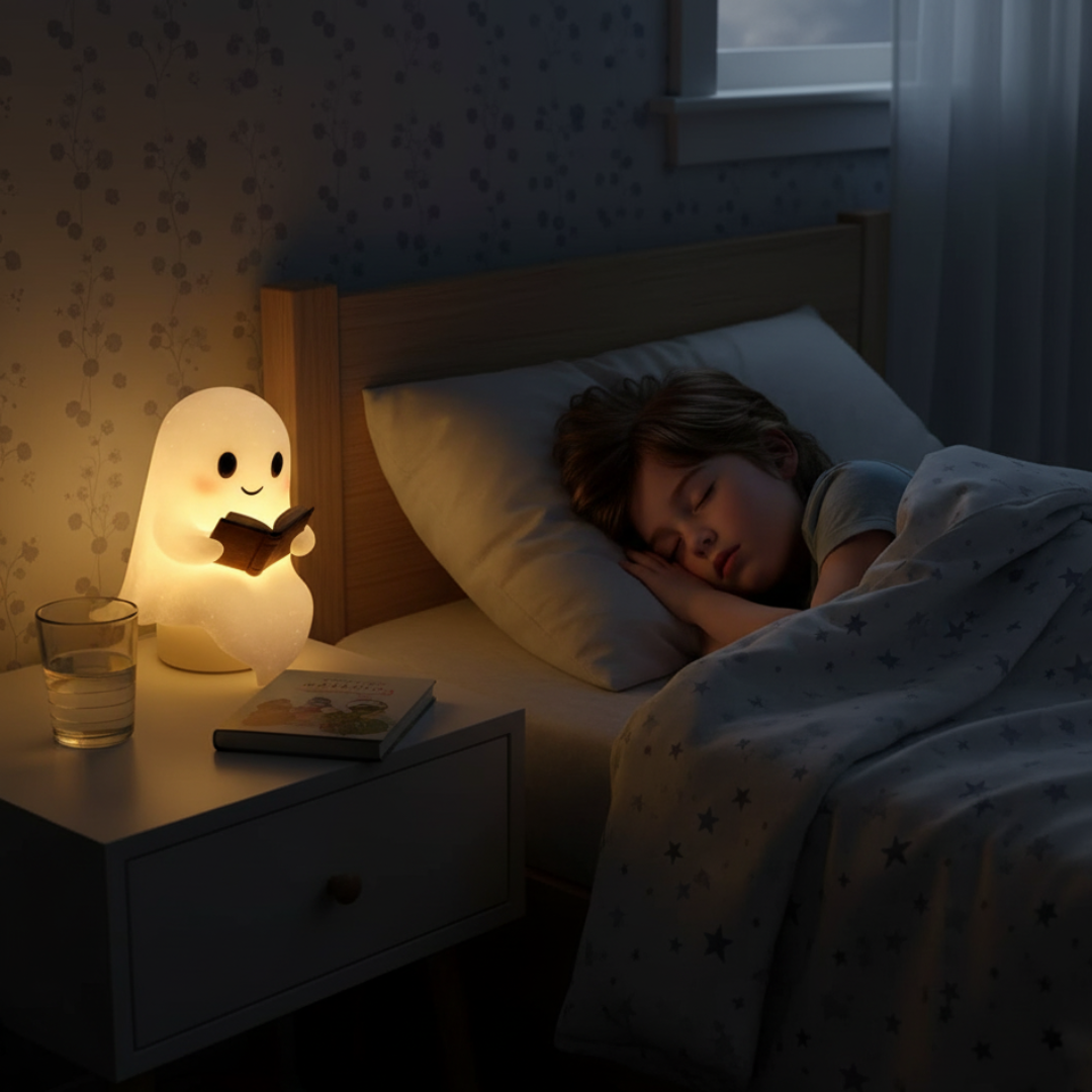 NachtGeist – Petite lampe décorative avec lumière et chaleur