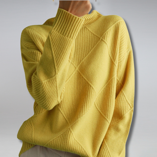 Maglione dolcevita in cashmere da donna