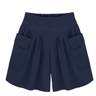 Shorts de plage décontractés pour femme avec taille élastique