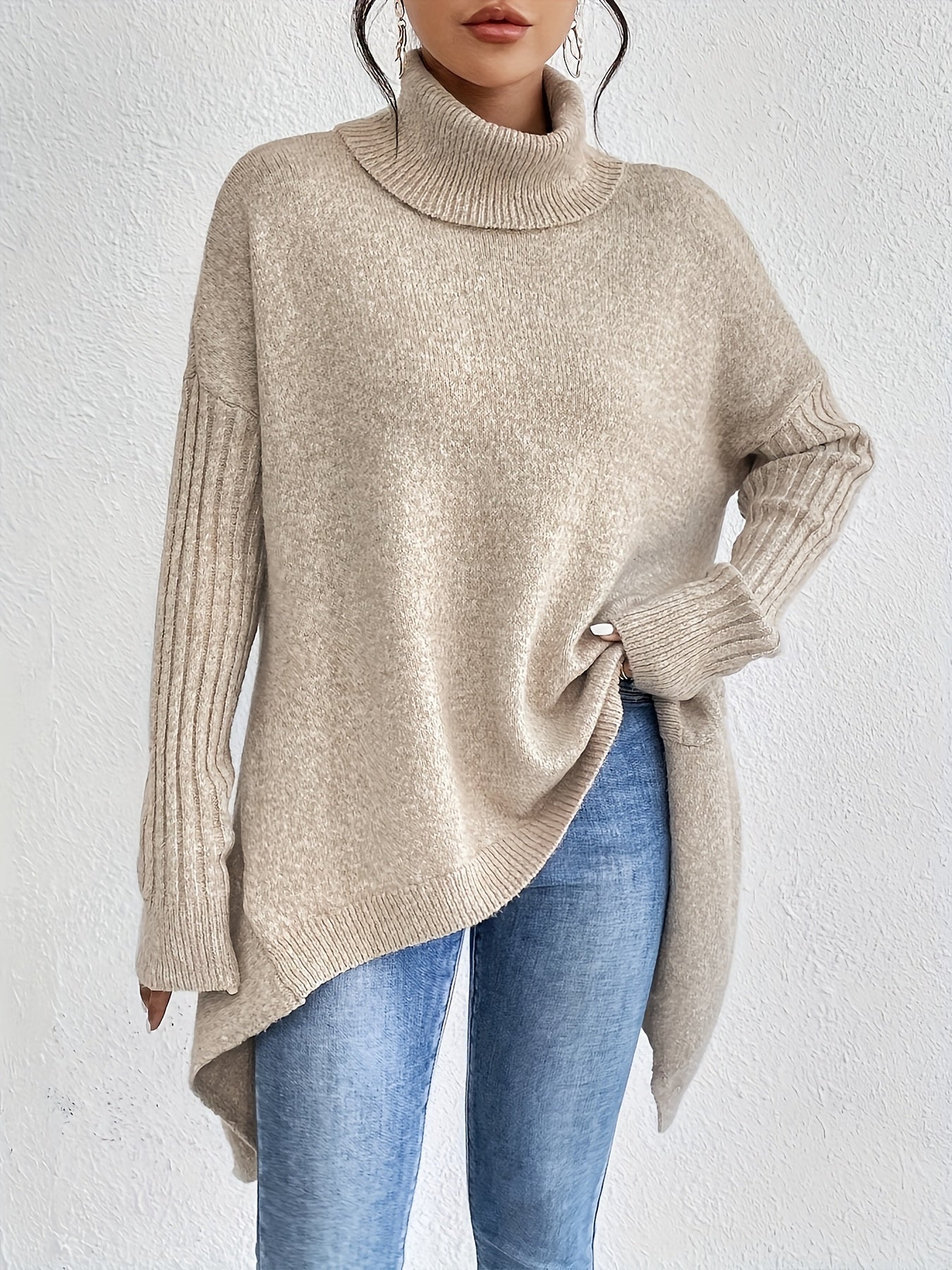 Odette - maglione dolcevita over