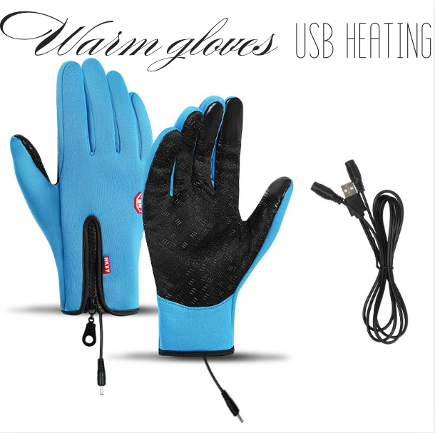 Gants chauffants outdoor imperméables avec fonction tactile