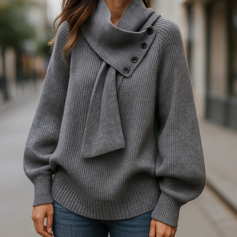 Elisa | Pull Élégant avec Col Col Roulé