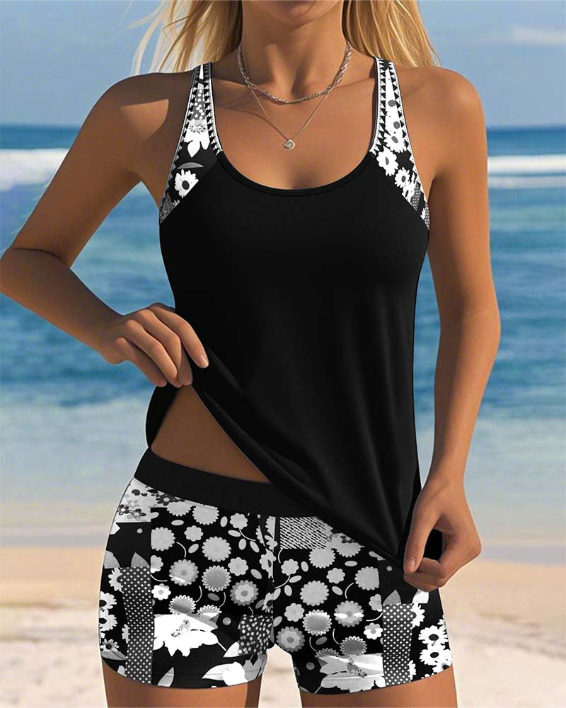 Ginevra - tankini floral confortable