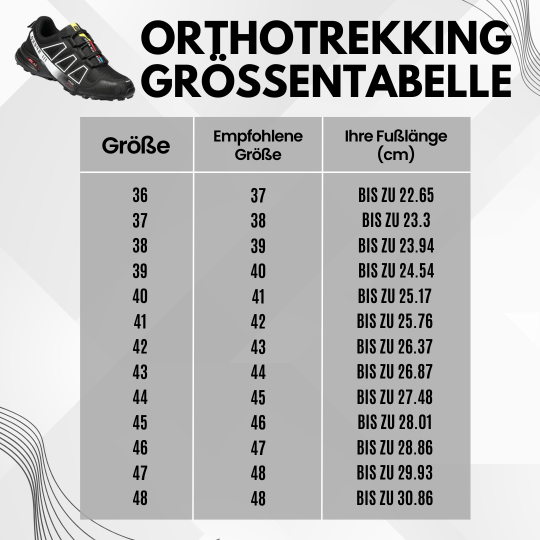 OrthoTrekking – Scarpe da trekking ergonomiche