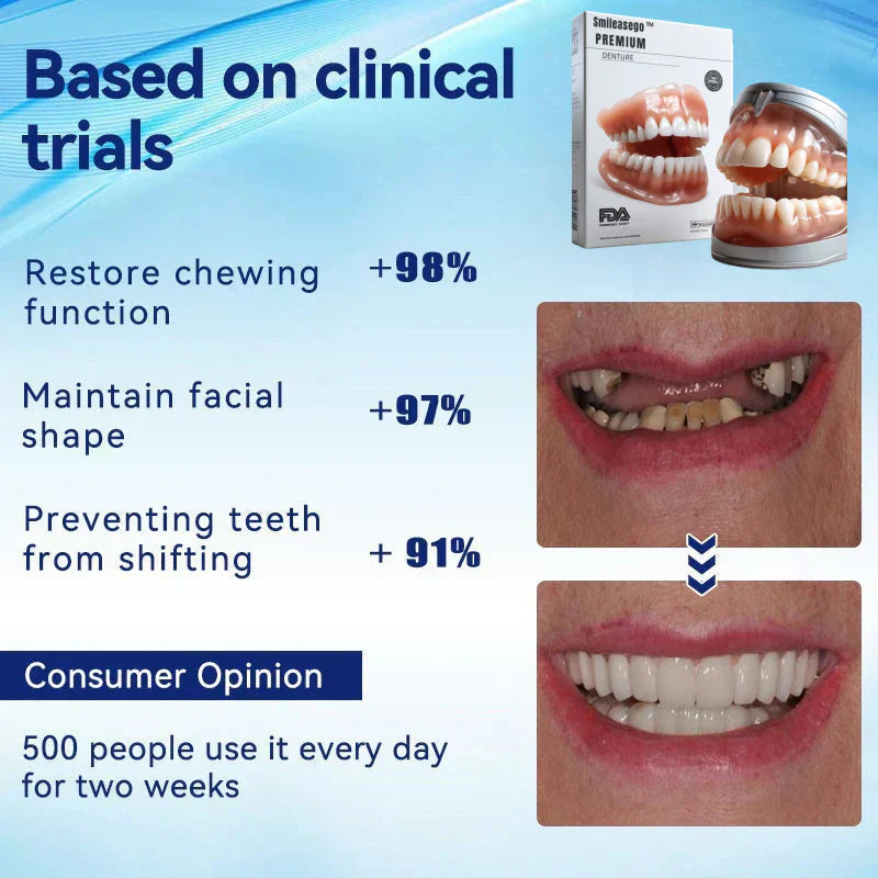 Smileasego – PRossoesi dentale completa premium per un sorriso naturale