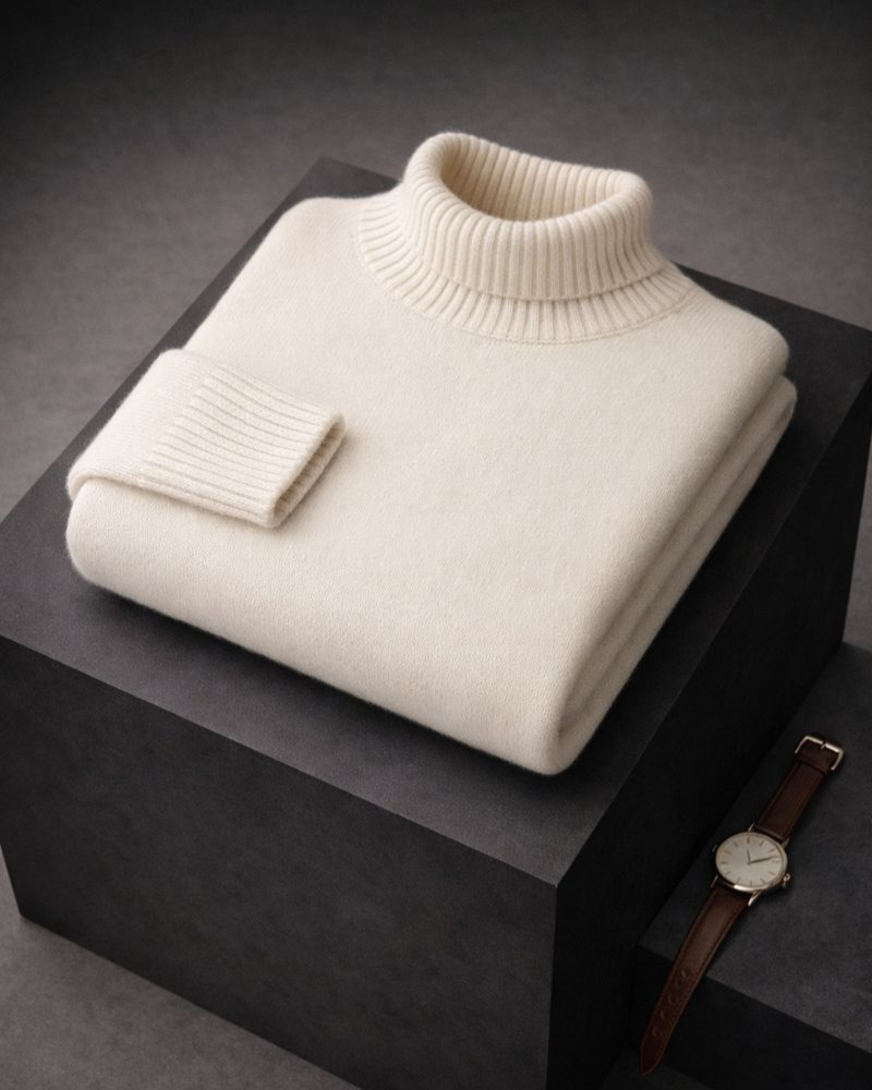 Isabella | Pull Doux à Col Montant