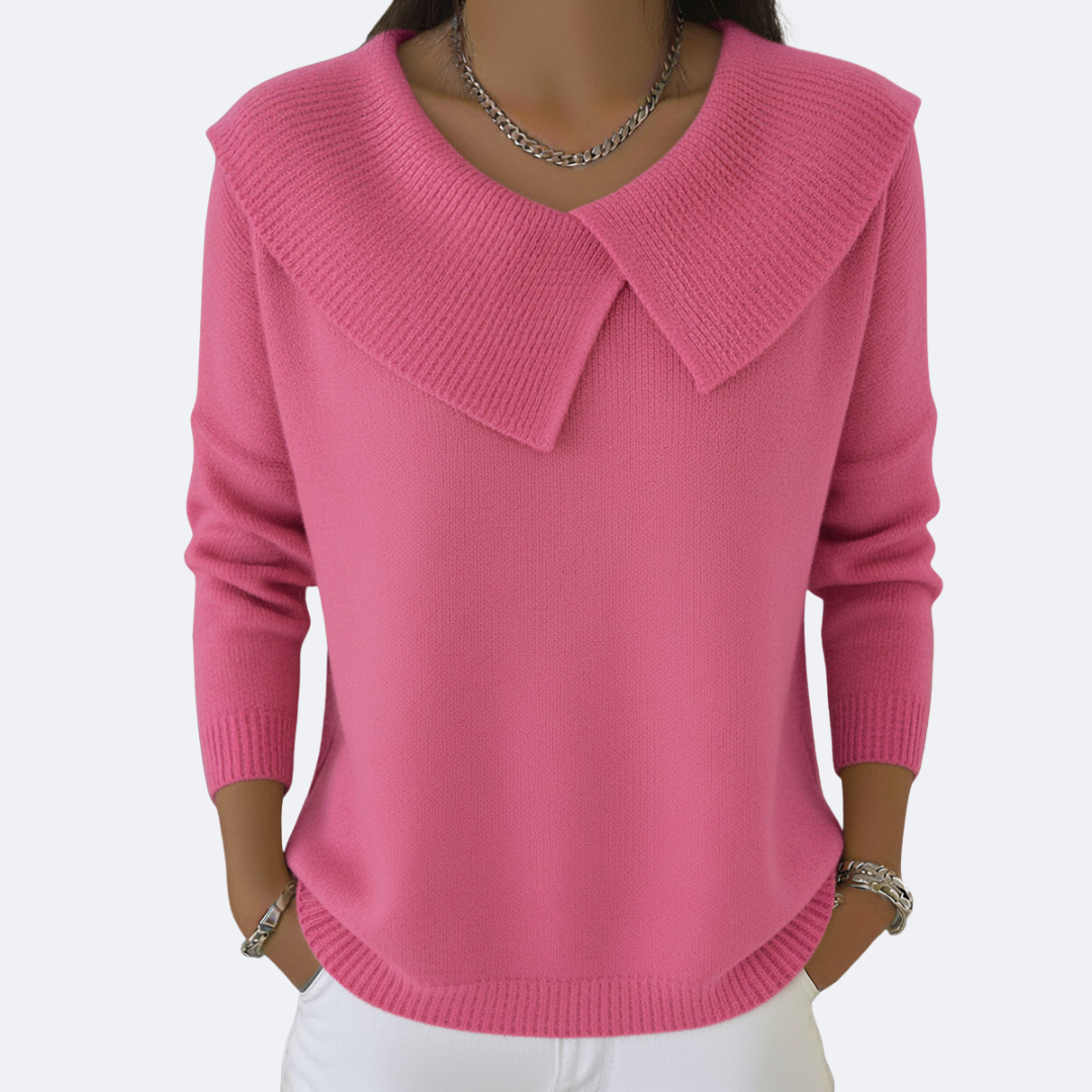 LUCIA - Pull Chaud avec Col Col Doux